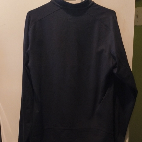 Nike - Black Dri Fit Quarter Zip Sweater Men's Large - Picture 5 of 5